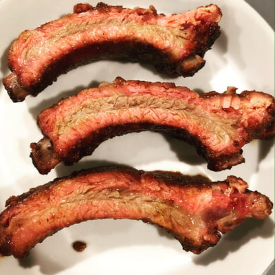 Honey BBQ baby back ribs